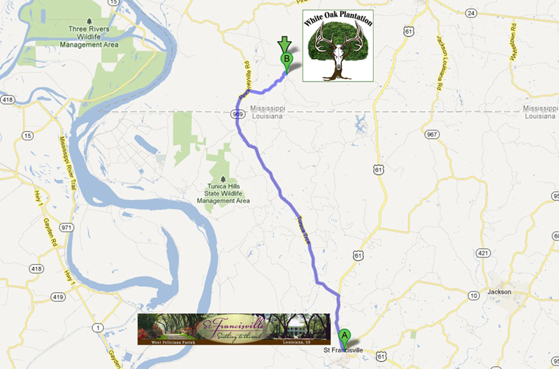 Located near the Louisiana Mississippi border