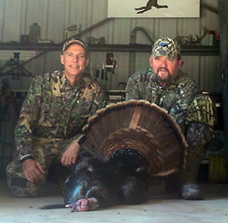 Mike and Jim - 20 lbs Bird - 1 1/4 Spurs - 9 3/8 Beard
