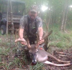 Jim - Bow kill - 20 1/2 wide inch wide 7 point - 6 inch bases - 21 inch main beams
