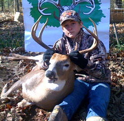Josh First Buck 8 pt